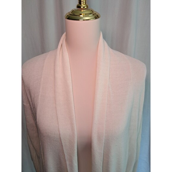 J.Crew Linen Blend Open Cardigan Long Sleeves White Pockets L5624 Size S - Picture 3 of 9